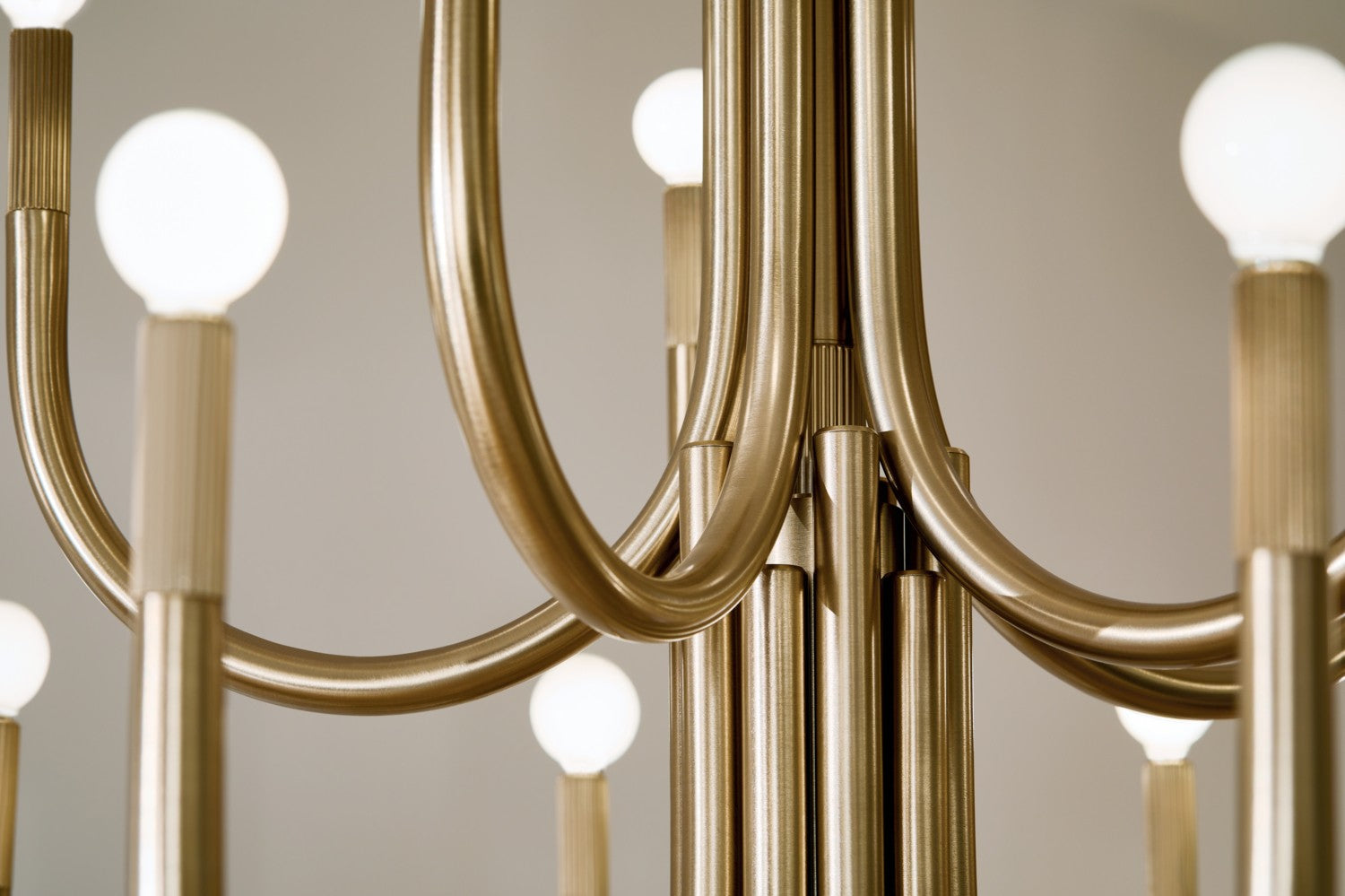 KICHLER 52552CPZ Odensa 40 Inch 15 Light Chandelier In Champagne Bronze