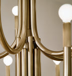 KICHLER 52552CPZ Odensa 40 Inch 15 Light Chandelier In Champagne Bronze
