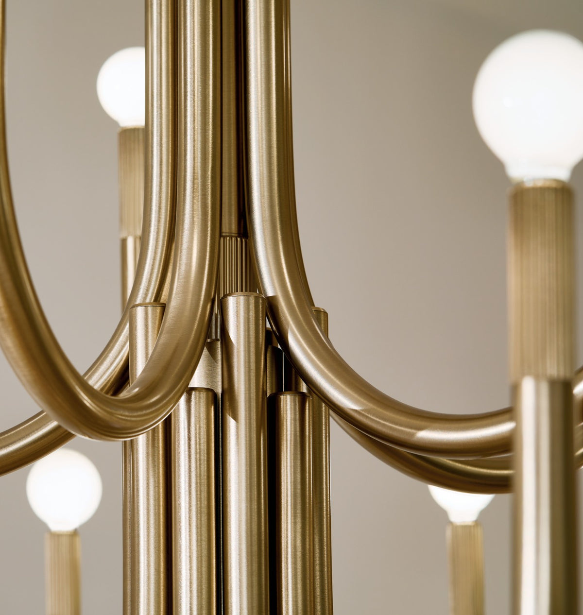 KICHLER 52552CPZ Odensa 40 Inch 15 Light Chandelier In Champagne Bronze