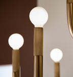 KICHLER 52552CPZ Odensa 40 Inch 15 Light Chandelier In Champagne Bronze