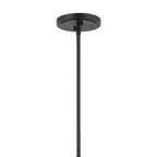 KICHLER 52553BK Odensa 46 Inch 8 Light Oval Chandelier In Black