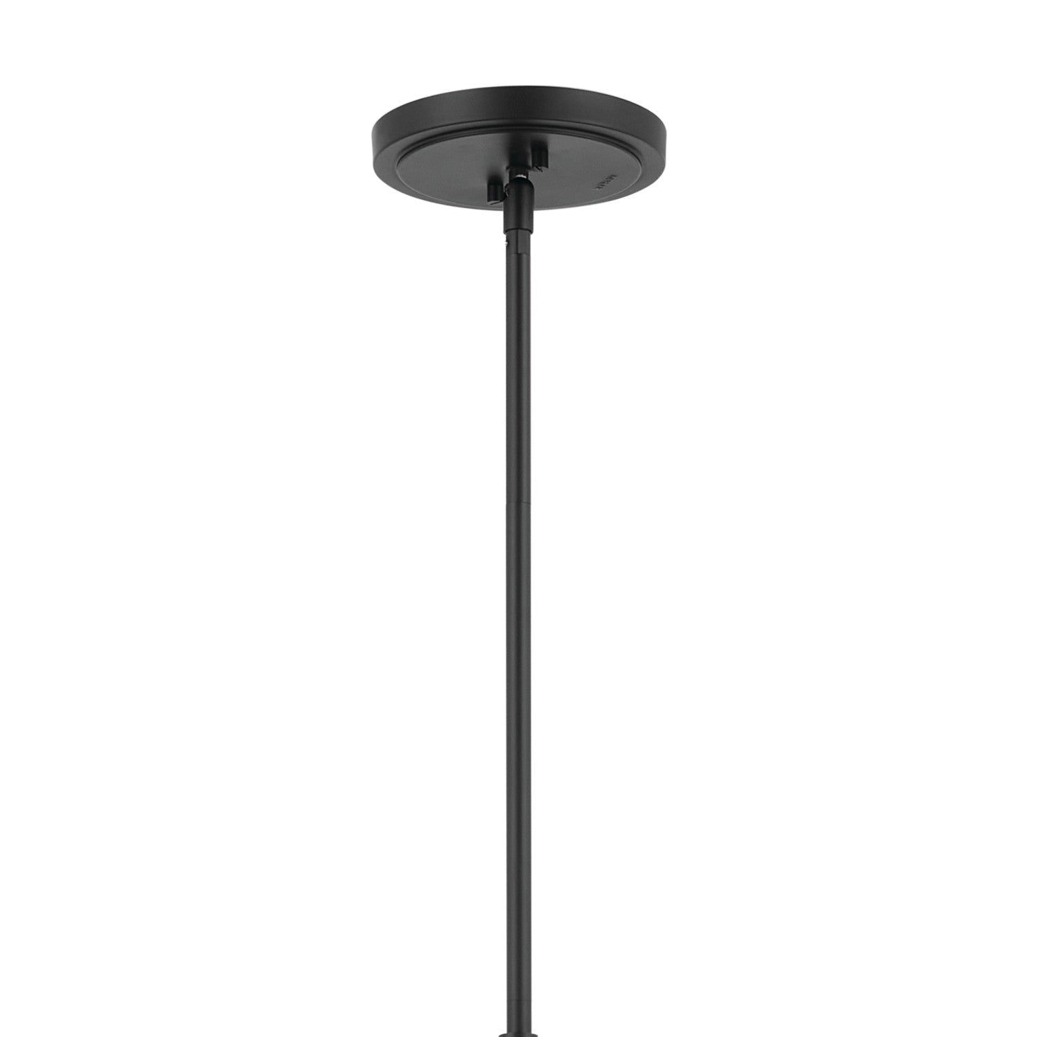 KICHLER 52553BK Odensa 46 Inch 8 Light Oval Chandelier In Black