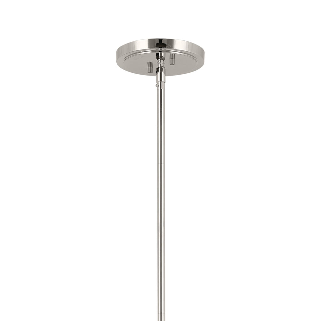 KICHLER 52553PN Odensa 46 Inch 8 Light Oval Chandelier In Polished Nickel