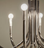 KICHLER 52553PN Odensa 46 Inch 8 Light Oval Chandelier In Polished Nickel