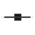 KICHLER 52556BK Odensa 17 Inch 2 Light Wall Sconce In Black