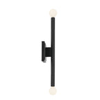 KICHLER 52556BK Odensa 17 Inch 2 Light Wall Sconce In Black