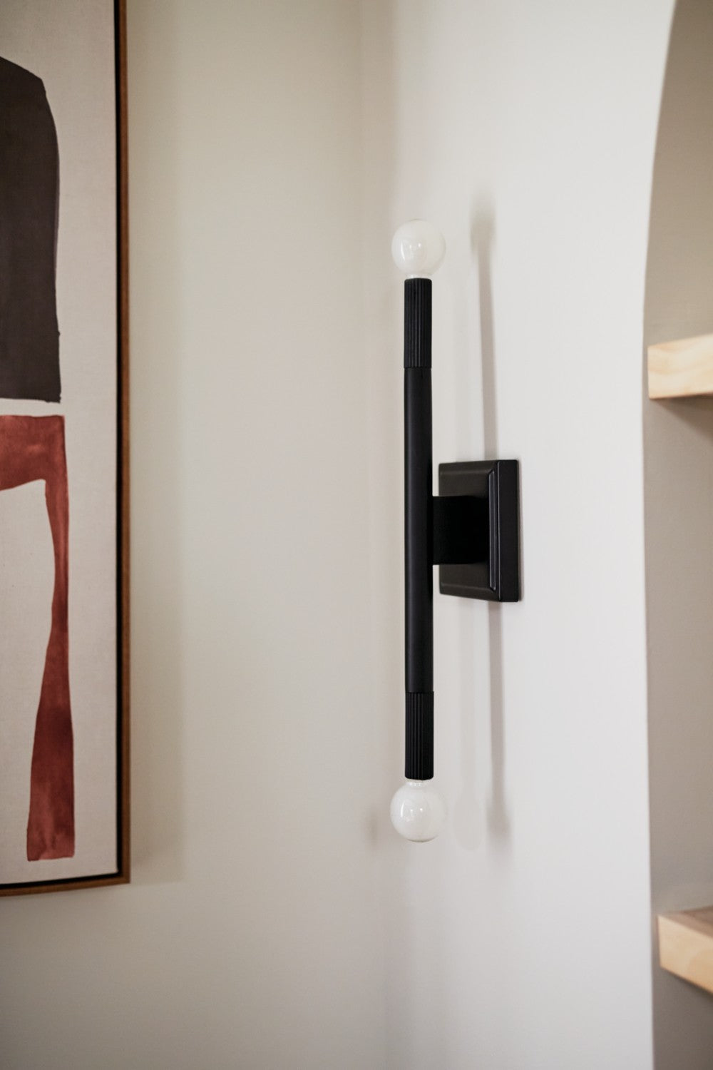 KICHLER 52556BK Odensa 17 Inch 2 Light Wall Sconce In Black