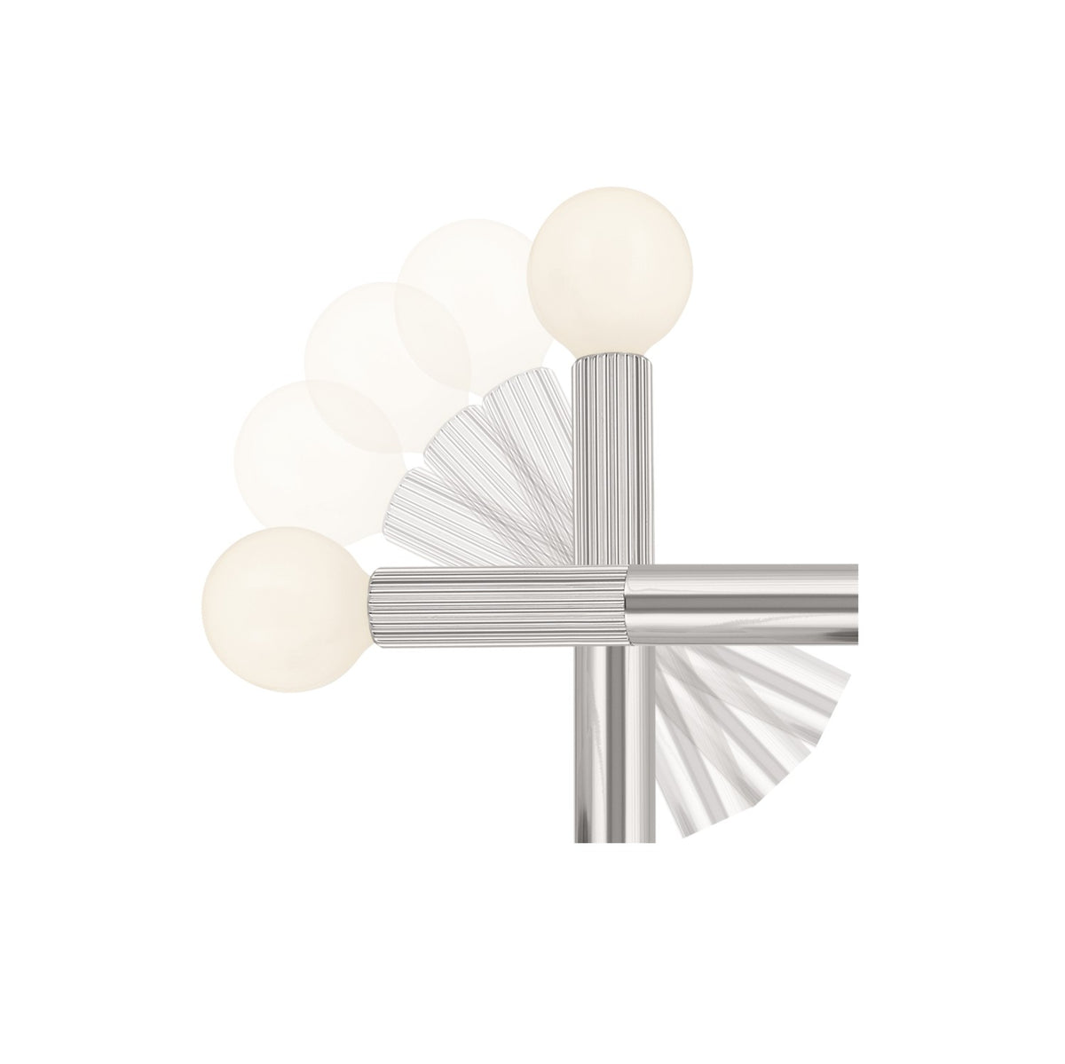 KICHLER 52556PN Odensa 17 Inch 2 Light Wall Sconce In Polished Nickel