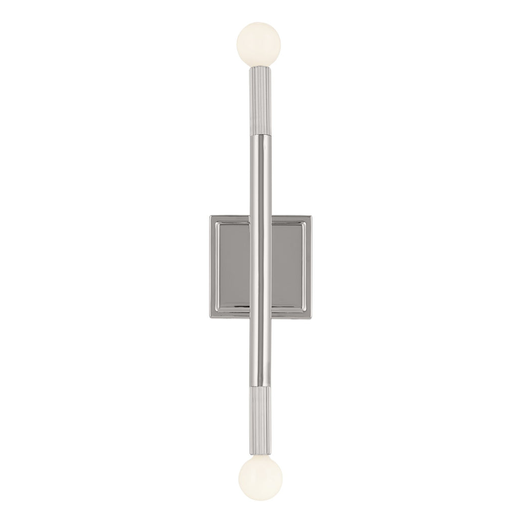 KICHLER 52556PN Odensa 17 Inch 2 Light Wall Sconce In Polished Nickel