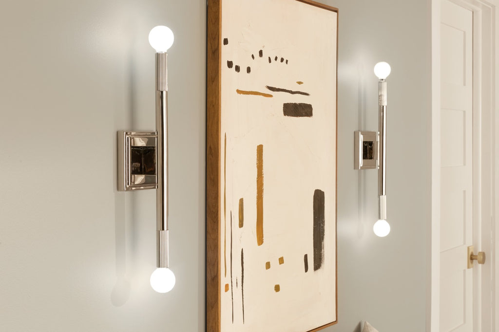 KICHLER 52556PN Odensa 17 Inch 2 Light Wall Sconce In Polished Nickel