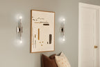 KICHLER 52556PN Odensa 17 Inch 2 Light Wall Sconce In Polished Nickel