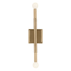 KICHLER 52556CPZ Odensa 17 Inch 2 Light Wall Sconce In Champagne Bronze