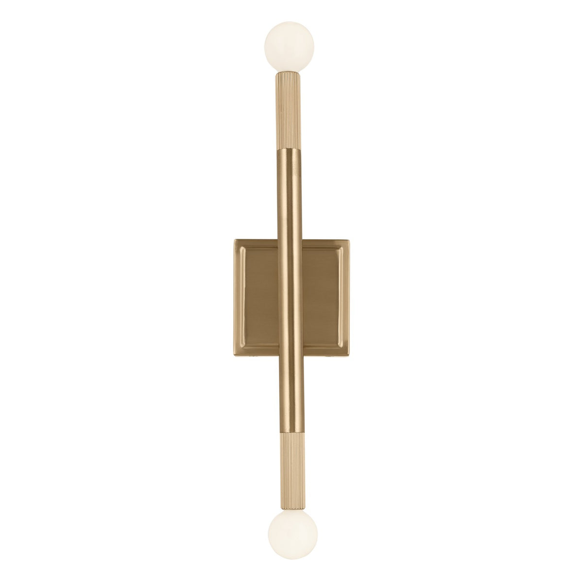 KICHLER 52556CPZ Odensa 17 Inch 2 Light Wall Sconce In Champagne Bronze