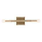 KICHLER 52556CPZ Odensa 17 Inch 2 Light Wall Sconce In Champagne Bronze