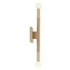KICHLER 52556CPZ Odensa 17 Inch 2 Light Wall Sconce In Champagne Bronze
