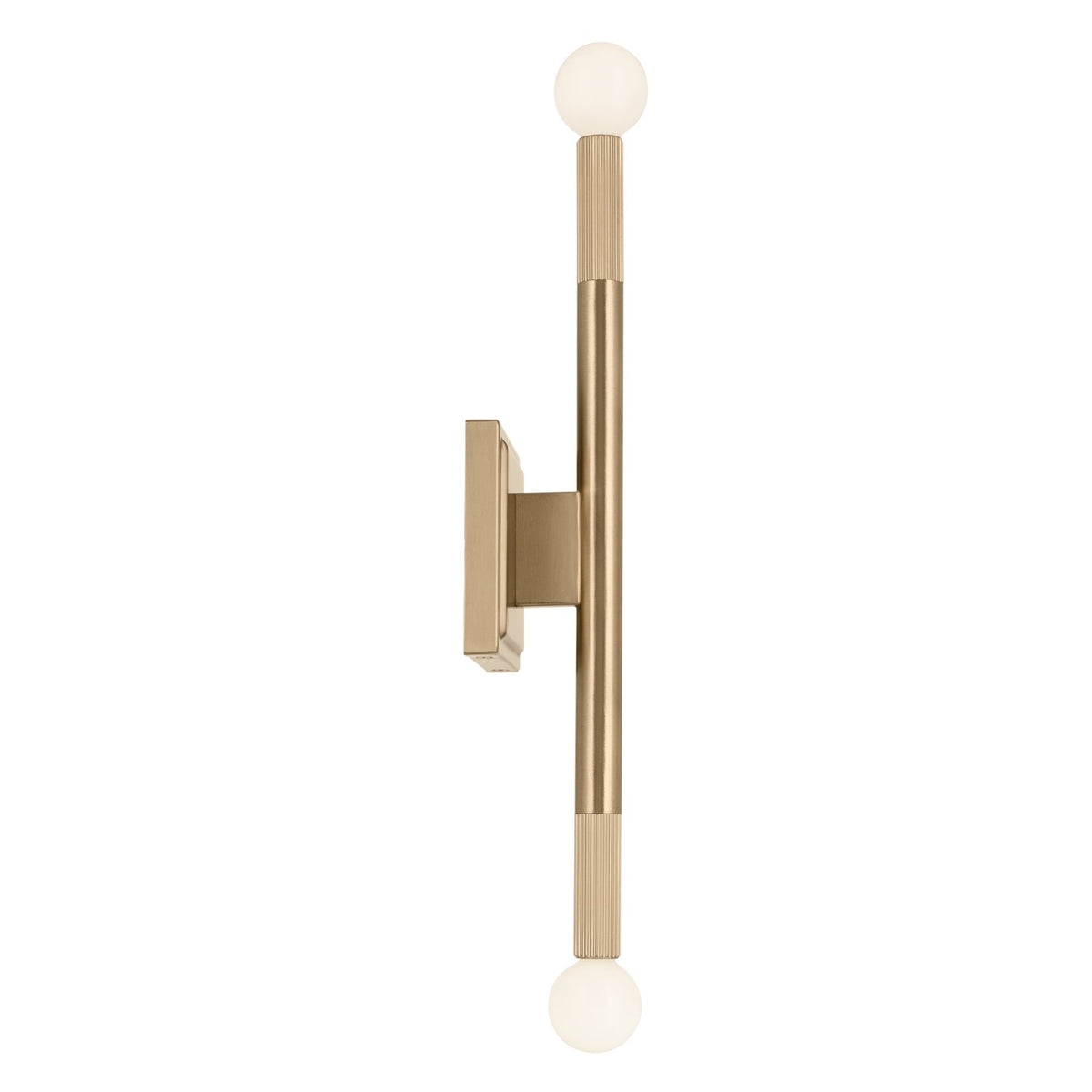 KICHLER 52556CPZ Odensa 17 Inch 2 Light Wall Sconce In Champagne Bronze