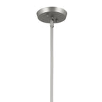 KICHLER 52558SN Arcus 29.25 Inch 5 Light Convertible Chandelier In Satin Nickel With Black