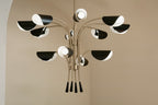 KICHLER 52561CPZBK Arcus 46.25 Inch 12 Light Chandelier In Champagne Bronze With Black