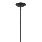 KICHLER 52525BK Deela 28 Inch 6 Light Chandelier In Black