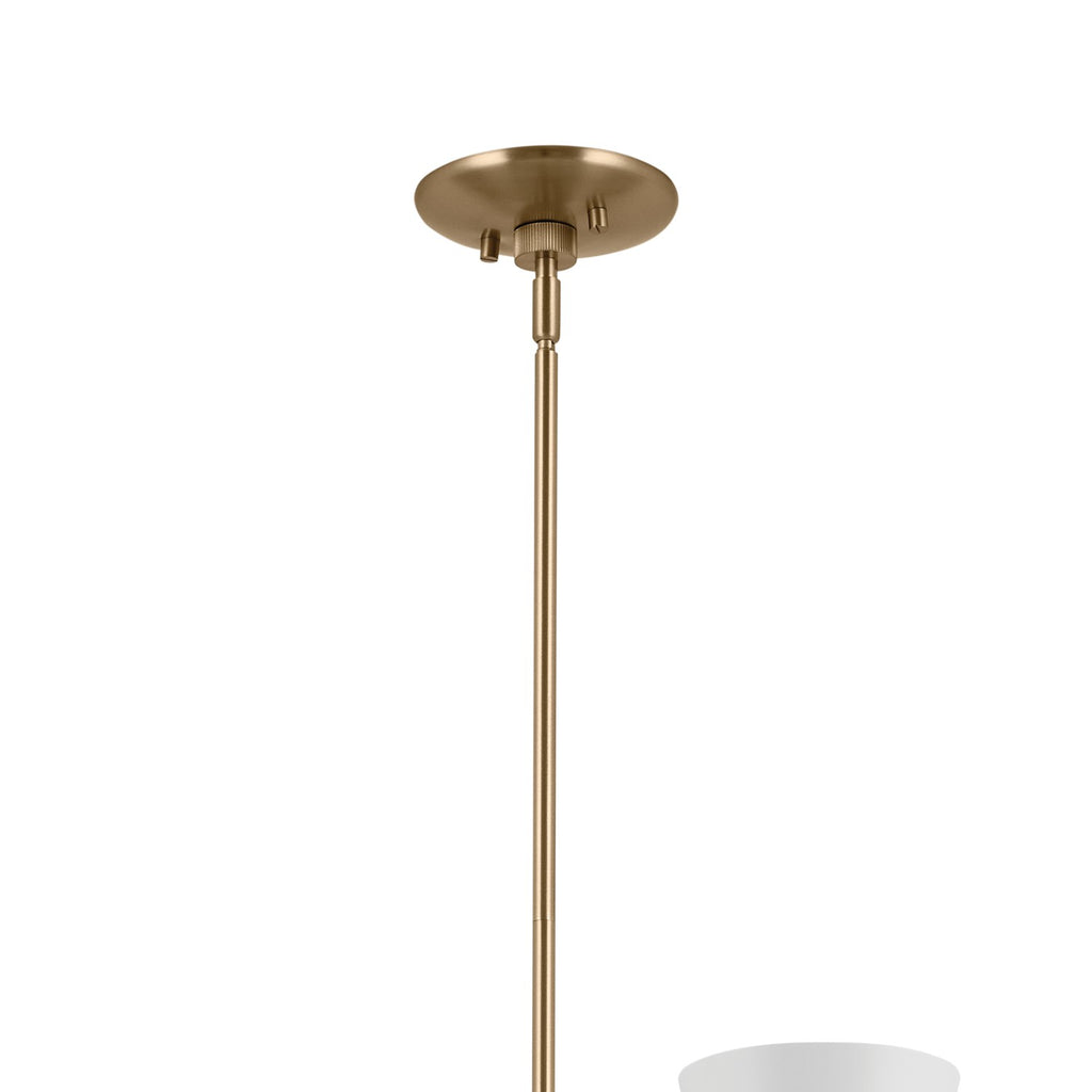 KICHLER 52566CPZGRG Phix 38.75 Inch 12 Light Chandelier In Champagne Bronze With Greige And White