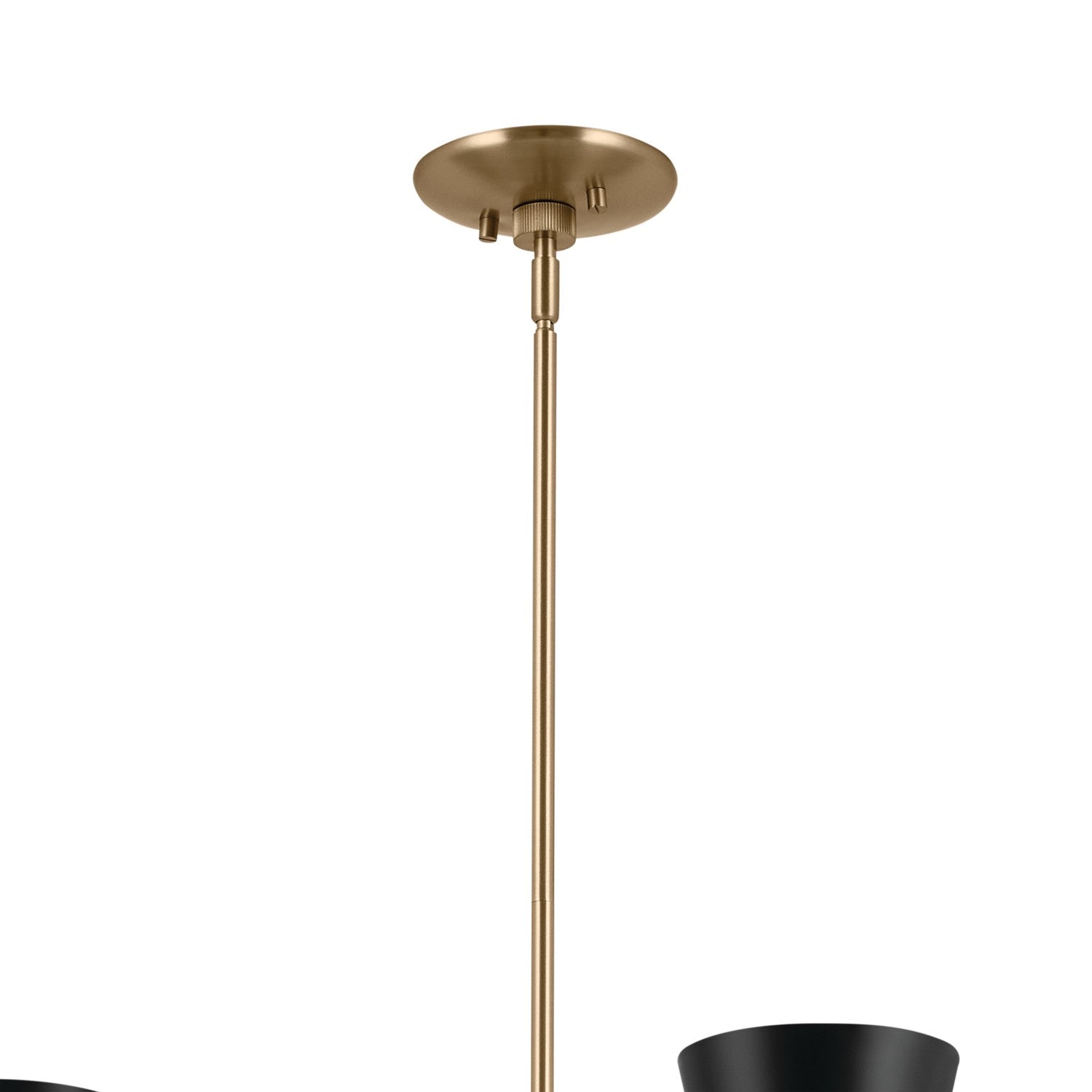 KICHLER 52566CPZBK Phix 38.75 Inch 12 Light Chandelier In Champagne Bronze With Black