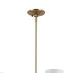 KICHLER 52566CPZWH Phix 38.75 Inch 12 Light Chandelier In Champagne Bronze With White