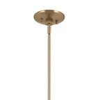 KICHLER 52565CPZGRG Phix 30.75 Inch 6 Light Chandelier In Champagne Bronze With Greige And White