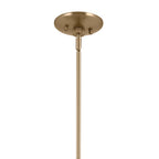KICHLER 52565CPZBK Phix 30.75 Inch 6 Light Chandelier In Champagne Bronze With Black
