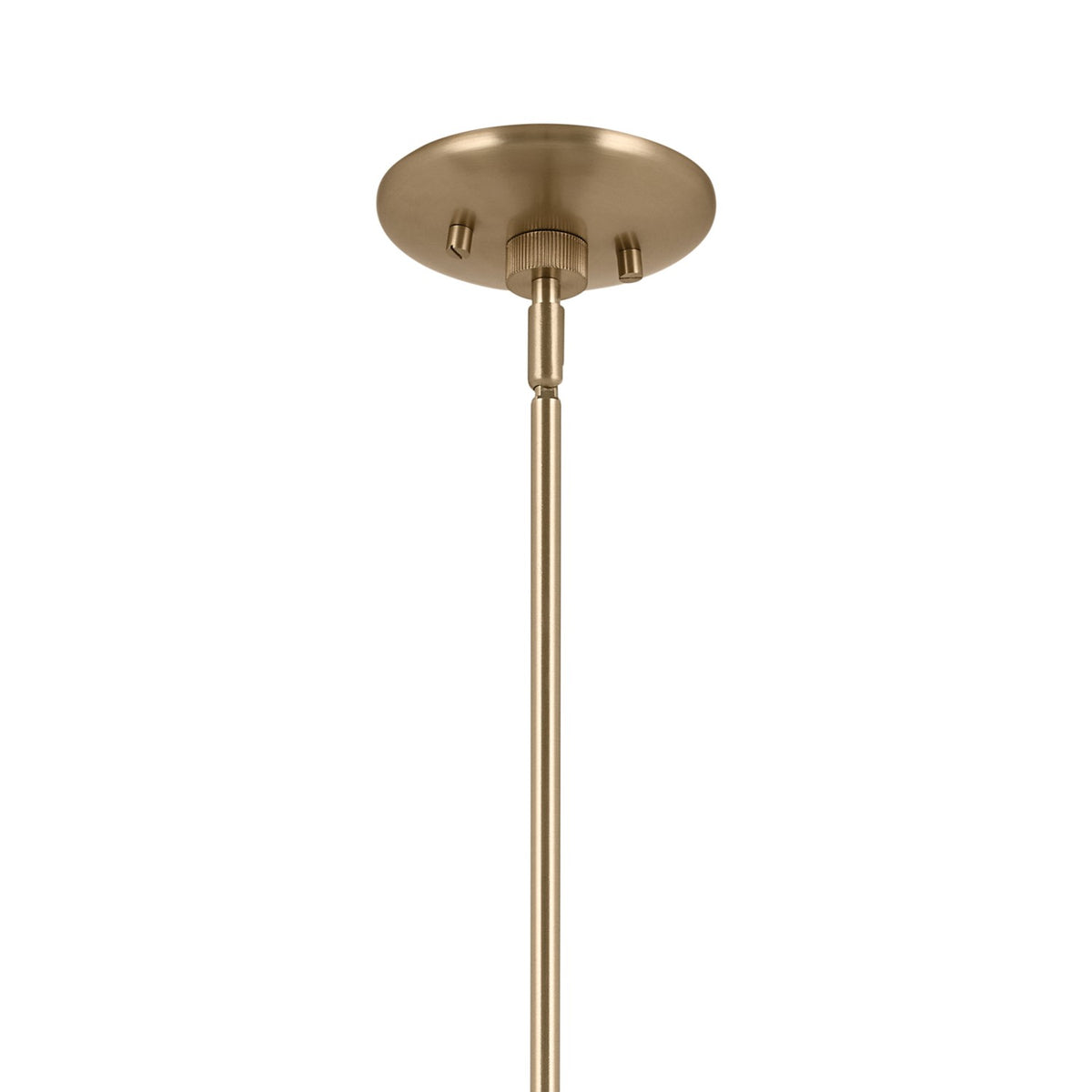 KICHLER 52565CPZWH Phix 30.75 Inch 6 Light Chandelier In Champagne Bronze With White
