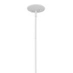KICHLER 52525WH Deela 28 Inch 6 Light Chandelier In White