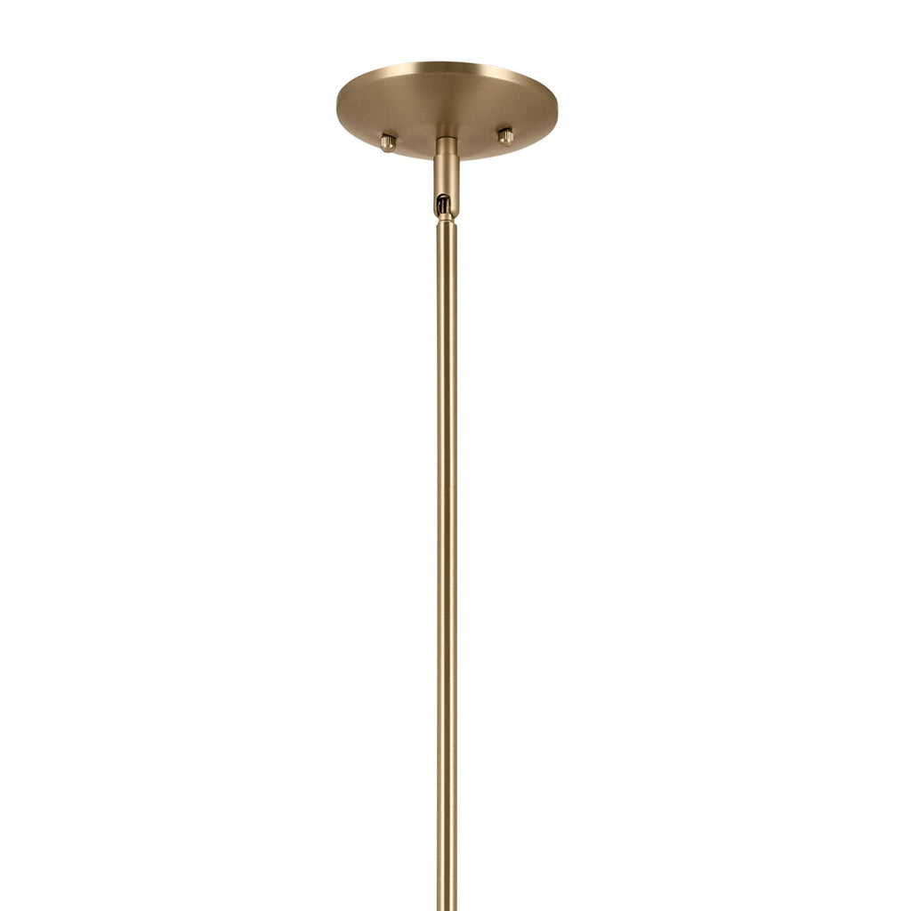KICHLER 52525CPZ Deela 28 Inch 6 Light Chandelier In Champagne Bronze