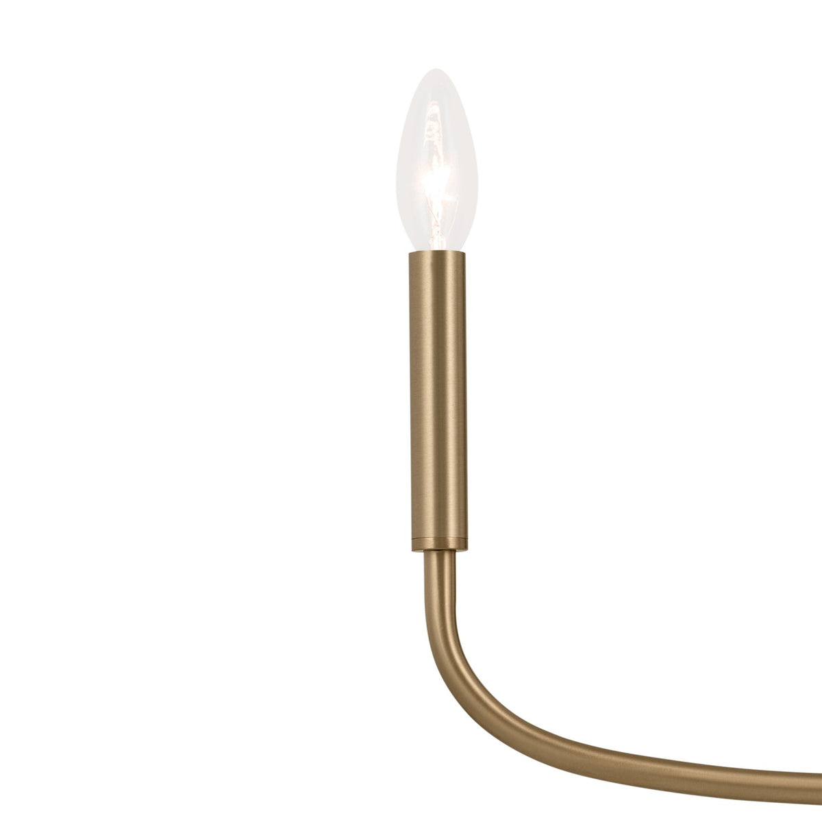 KICHLER 52525CPZ Deela 28 Inch 6 Light Chandelier In Champagne Bronze