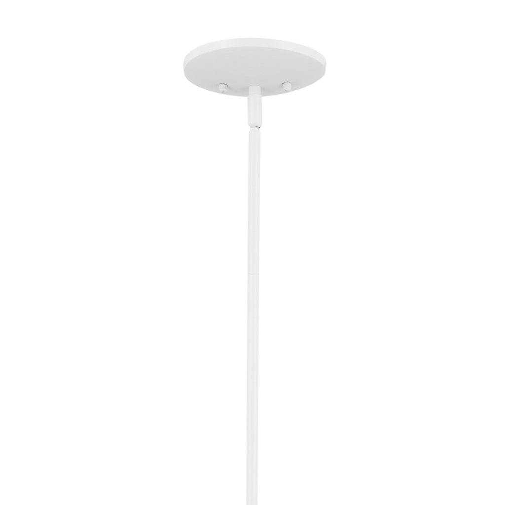 KICHLER 52526WH Deela 36 Inch 8 Light Chandelier In White