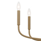KICHLER 52526CPZ Deela 36 Inch 8 Light Chandelier In Champagne Bronze