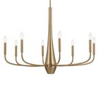 KICHLER 52526CPZ Deela 36 Inch 8 Light Chandelier In Champagne Bronze