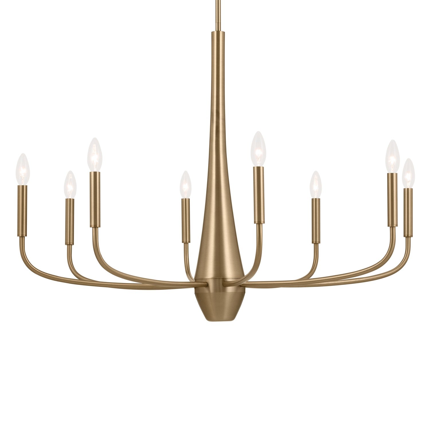 KICHLER 52526CPZ Deela 36 Inch 8 Light Chandelier In Champagne Bronze