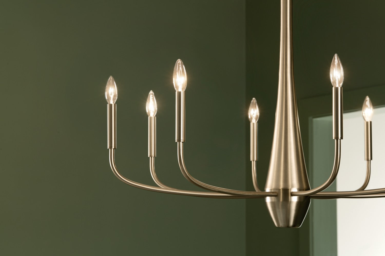 KICHLER 52526CPZ Deela 36 Inch 8 Light Chandelier In Champagne Bronze