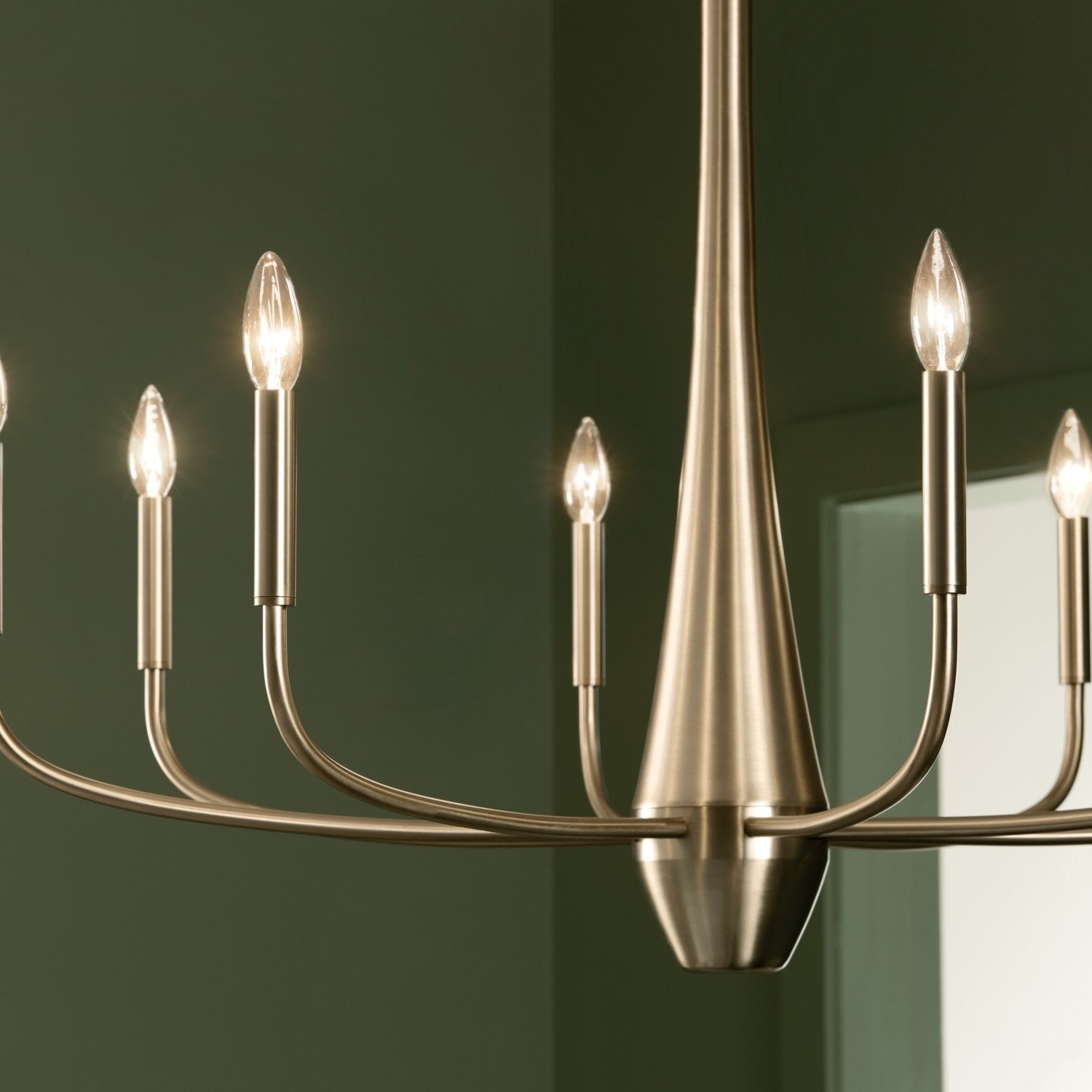 KICHLER 52526CPZ Deela 36 Inch 8 Light Chandelier In Champagne Bronze