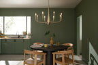 KICHLER 52526CPZ Deela 36 Inch 8 Light Chandelier In Champagne Bronze