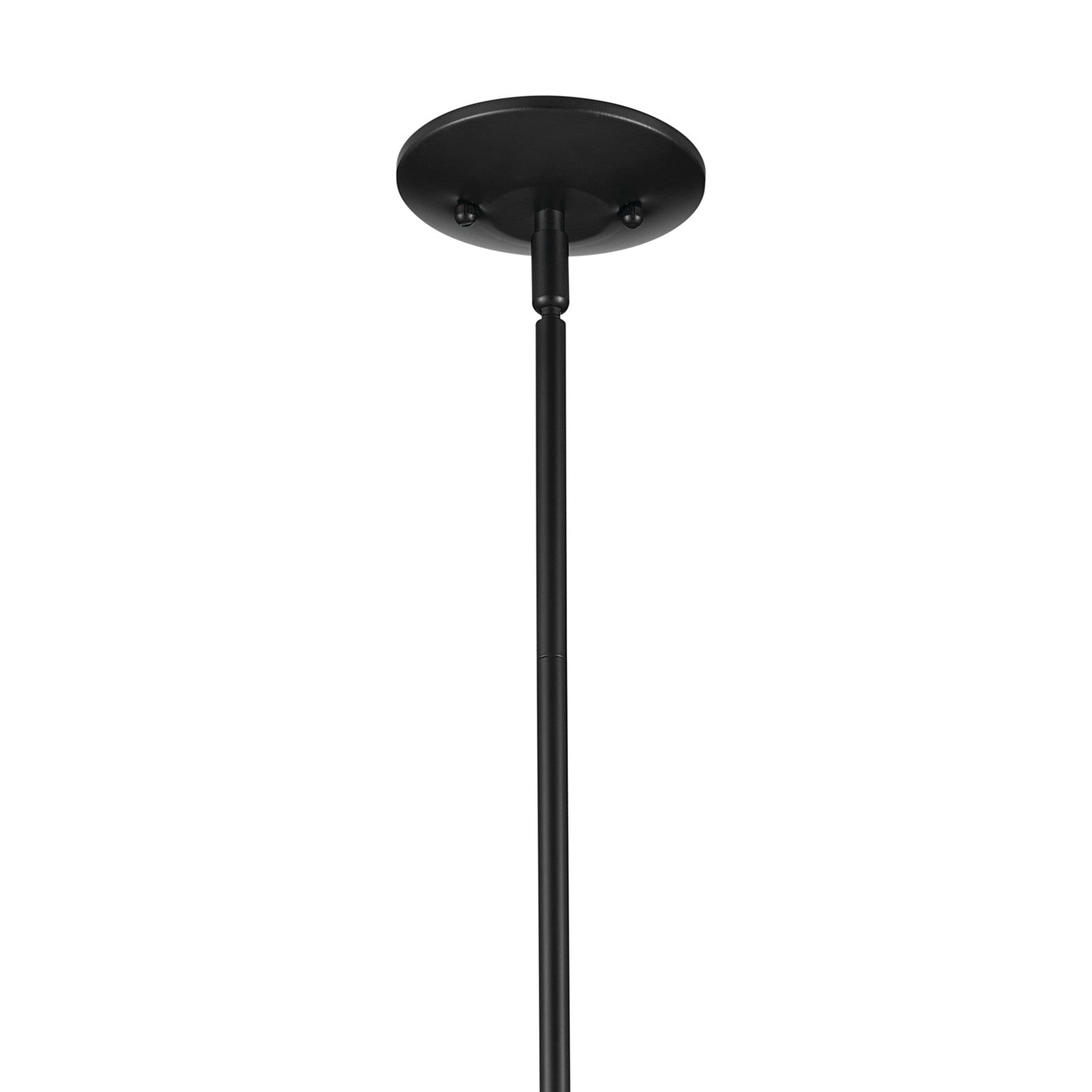 KICHLER 52529BK Deela 17 Inch 1 Light Pendant With Satin Etched Cased Opal Glass In Black