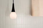 KICHLER 52529BK Deela 17 Inch 1 Light Pendant With Satin Etched Cased Opal Glass In Black