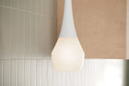 KICHLER 52529WH Deela 17 Inch 1 Light Pendant With Satin Etched Cased Opal Glass In White
