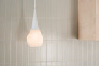 KICHLER 52529WH Deela 17 Inch 1 Light Pendant With Satin Etched Cased Opal Glass In White