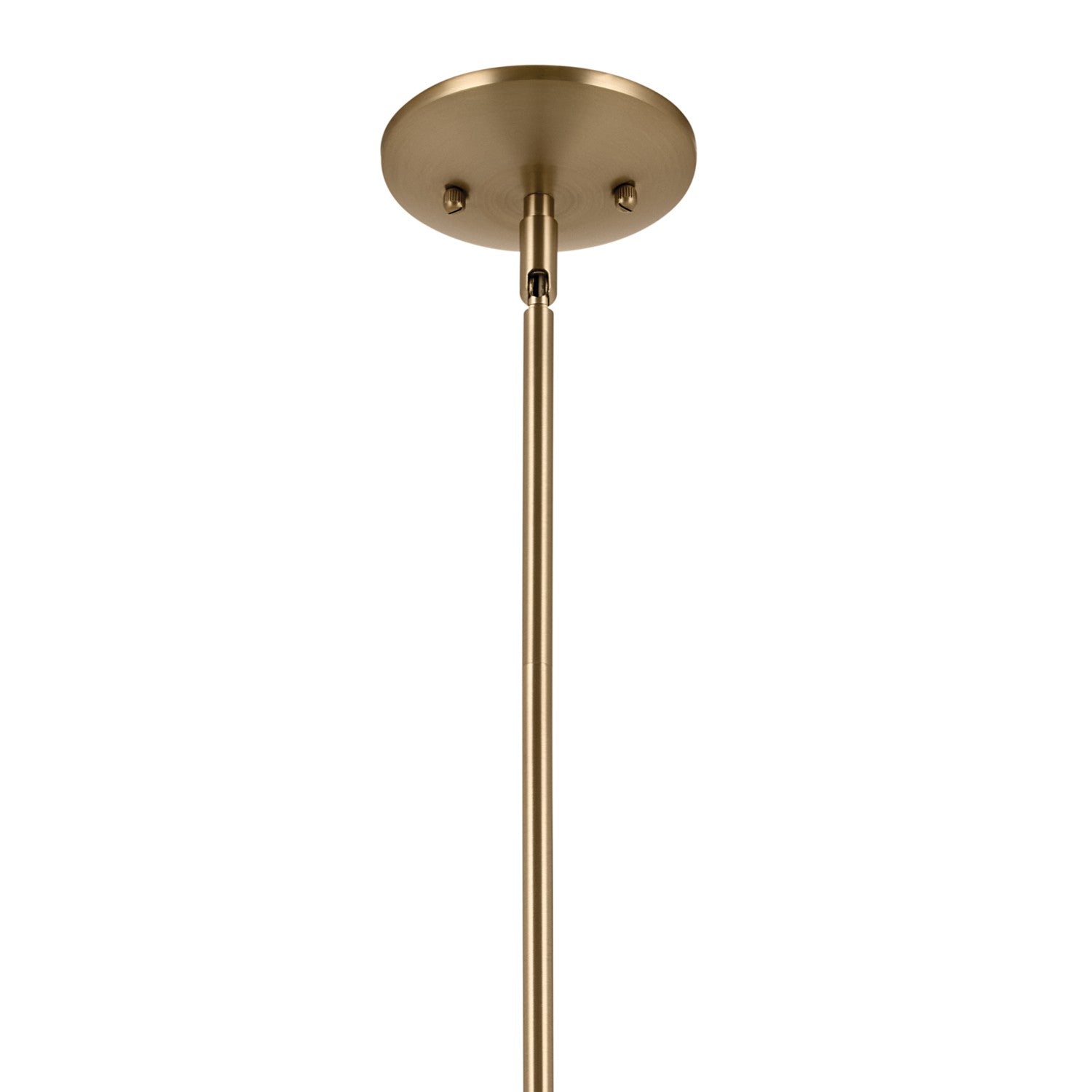 KICHLER 52529CPZ Deela 17 Inch 1 Light Pendant With Satin Etched Cased Opal Glass In Champagne Bronze