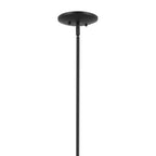 KICHLER 52528BK Deela 41 Inch 8 Light Oval Chandelier In Black