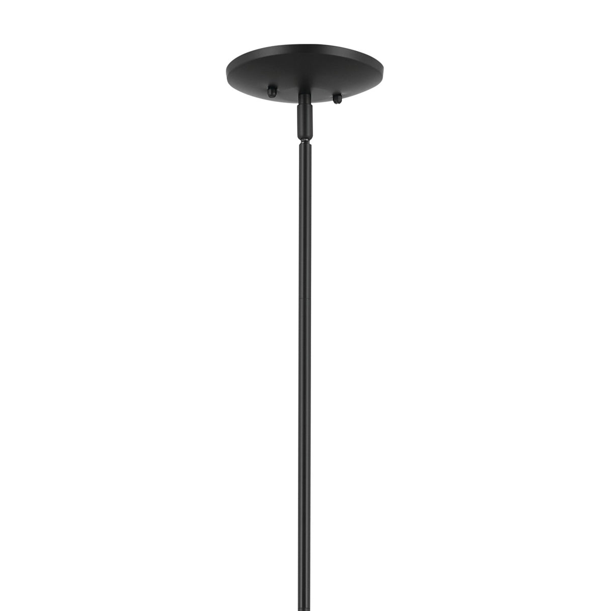 KICHLER 52528BK Deela 41 Inch 8 Light Oval Chandelier In Black