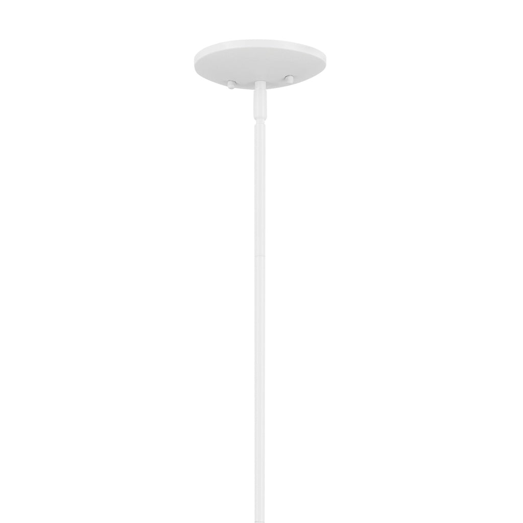 KICHLER 52528WH Deela 41 Inch 8 Light Oval Chandelier In White