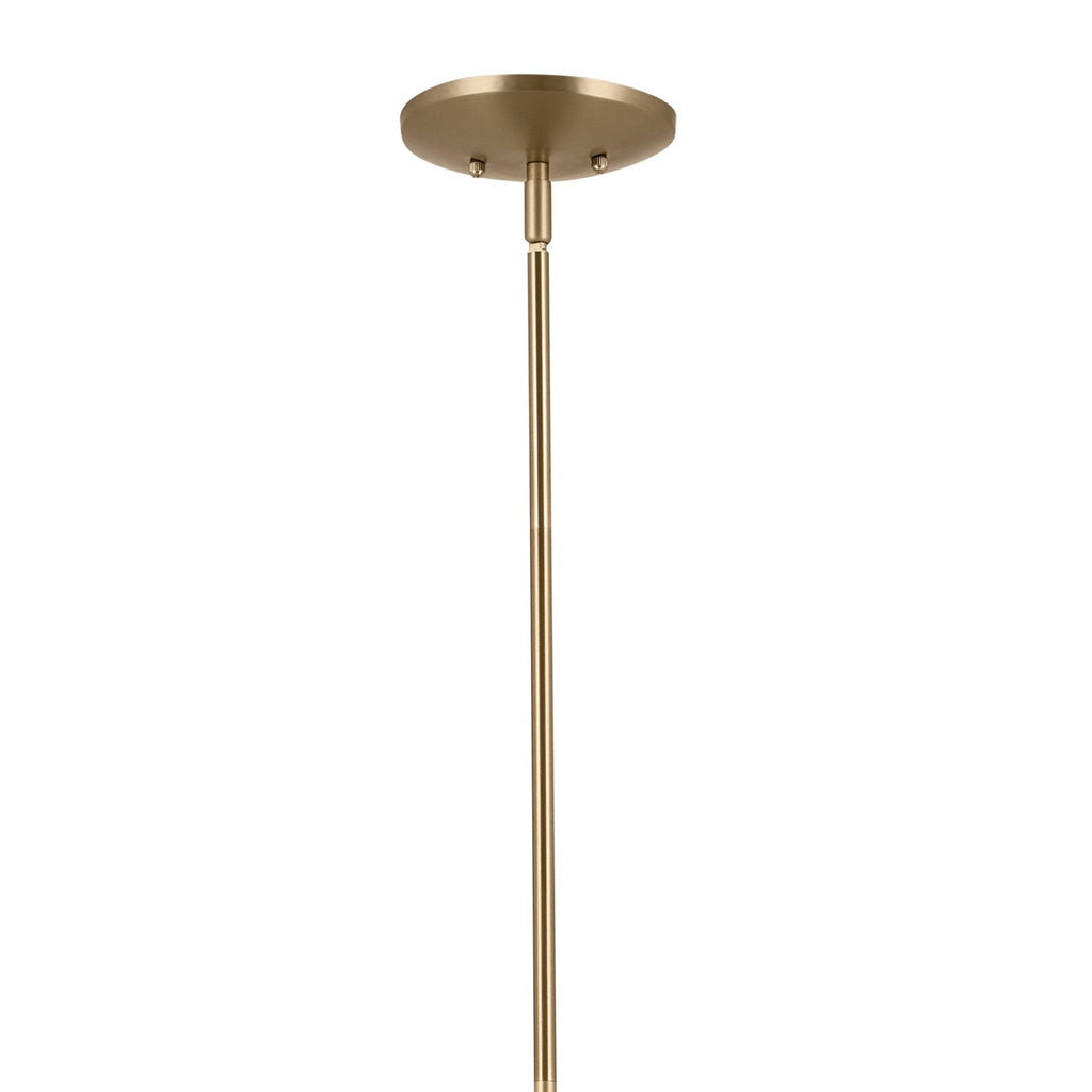 KICHLER 52528CPZ Deela 41 Inch 8 Light Oval Chandelier In Champagne Bronze