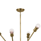 KICHLER 52537NBR Armstrong 63" 16 Light Chandelier In Natural Brass