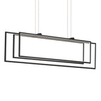 KICHLER 84331MBK Jestin 46 Inch Led Linear Chandelier In Matte Black